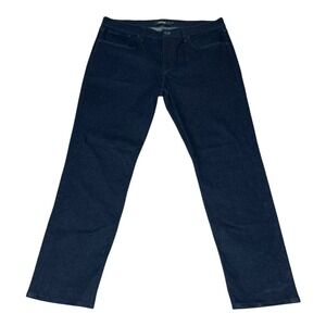 Hudson Blake‎ Slim Straight Jeans Mens Black W40 L32 Dark Indigo Denim Pants